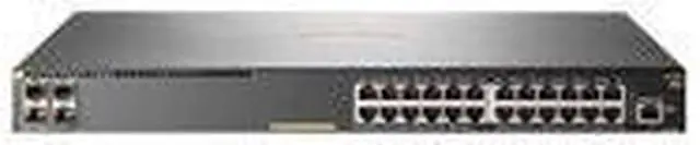 Alt view image 12 of 15 - Aruba 2930F 24G PoE+ 4SFP+ Managed L3 Switch - 24 PoE+ Ethernet Ports & 4 1/10 Gigabit SFP+ Uplink Ports - JL255A#ABA