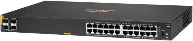 Alt view image 5 of 7 - Aruba JL677A 6100 24G Class4 PoE 4SFP+ 370W Switch