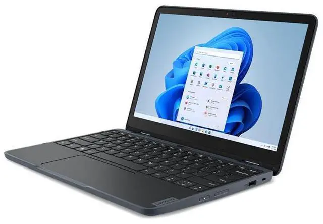 Alt view image 9 of 12 - Lenovo 300w Yoga Gen 4 11.6" Touch Screen Intel Processor N200 8GB Memory 128 GB SSD Windows 11 Pro 82VM0018US