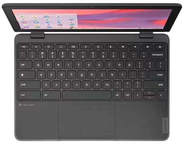 Alt view image 6 of 14 - Lenovo 100e Chromebook Gen 4 11.6" Intel Processor N100 4GB Memory 32 GB SSD Chrome OS 83G80002US