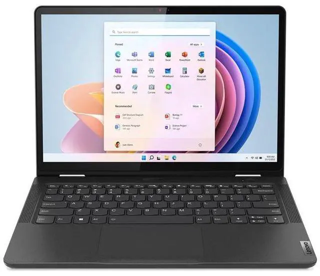 Alt view image 16 of 18 - Lenovo 13w Yoga Gen 2 13.3" Touch Screen AMD Ryzen 5 7530U 8GB Memory 256 GB SSD Windows 11 Pro 82YR0009US