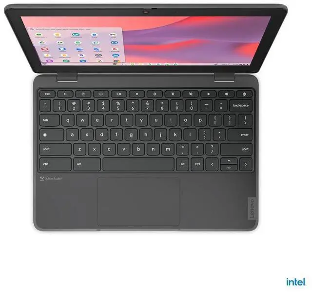 Alt view image 20 of 20 - Lenovo 100e Chromebook Gen 4 11.6" Touch Screen Intel Processor N100 Intel UHD Graphics 8GB Memory 64GB Storage Chrome OS 83G80001US