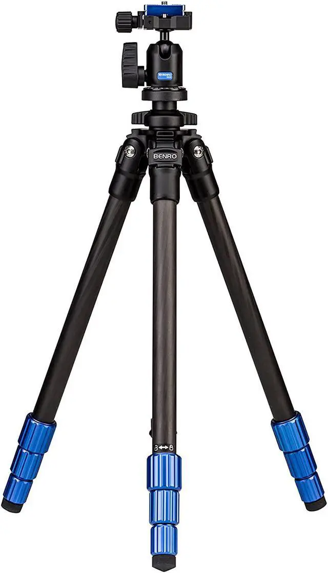 Alt view image 20 of 20 - Benro Tripod Mg-Carbon Fiber with ball head TSL08CN00 92+14=