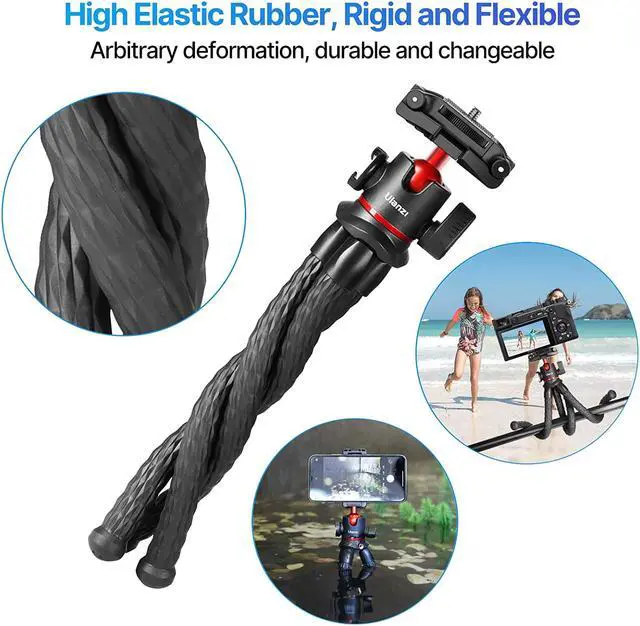 Alt view image 5 of 7 - ULANZI MT-33 Camera Tripod,Flexible Mini Tripod with 1/4" Screw for Magic Arm,Octopus Tripod Compatible with iPhone 12 Samsung Canon Nikon Sony Cameras