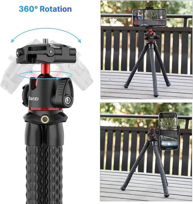 Alt view image 7 of 7 - ULANZI MT-33 Camera Tripod,Flexible Mini Tripod with 1/4" Screw for Magic Arm,Octopus Tripod Compatible with iPhone 12 Samsung Canon Nikon Sony Cameras