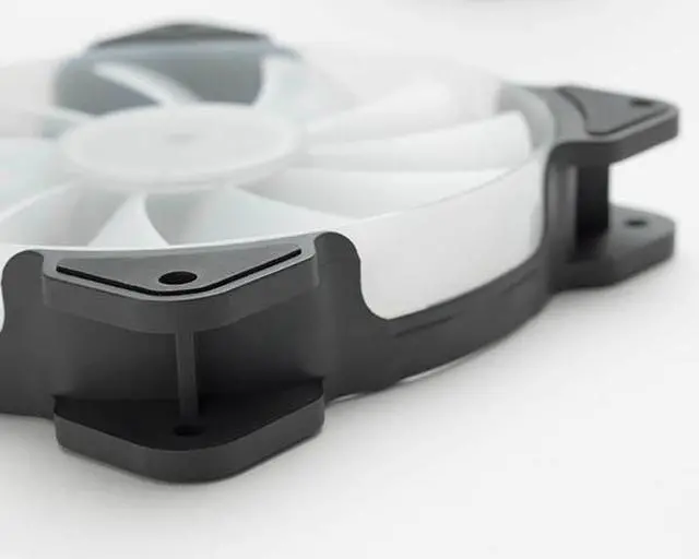 Alt view image 3 of 7 - Reeven Kiran 120mm High Airflow RGB LED Case/CPU cooler Fan, Standalone Model(Not Require Motherboard RGB Header)