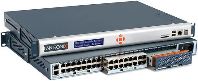Alt view image 3 of 5 - Lantronix SLC81161201S Slc 8000 - Console Server - 16 Ports - 10Mb Lan, 100Mb Lan, Rs-232 - 1U - Rack-Mountable