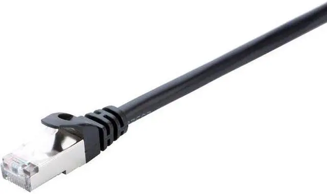 Alt view image 2 of 8 - V7 CAT6 STP Network (RJ45 m/m), Black 14ft