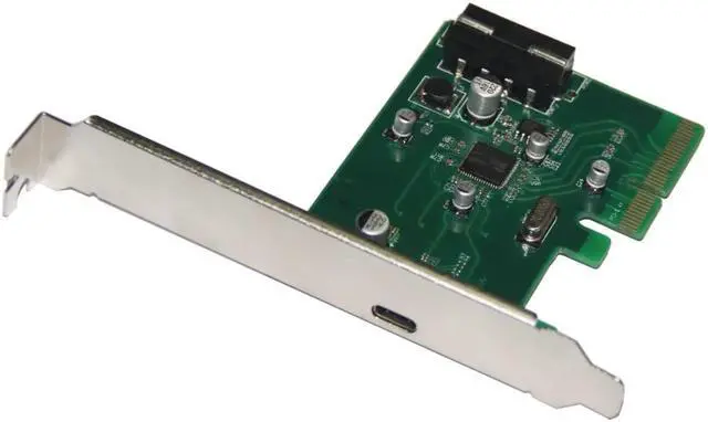 Alt view image 4 of 6 - Desktop USB 3.1 Type-C port PCI-e Controller Card PCI Express 4x to USB3.1 Type C Converter Adapter