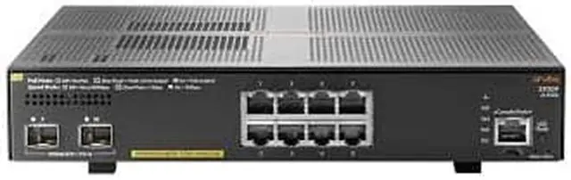 Alt view image 4 of 12 - HP JL258A Aruba 2930F 8G PoE+ 2SFP+, Fixed Port L3 Managed Ethernet Switches Switch