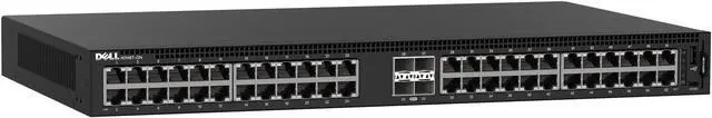 Main image of Dell EMC Networking N1148T-ON - Switch - Managed - 48 x 10/100/1000 + 4 x 10 Gigabit SFP+ - front to back airflow - rack