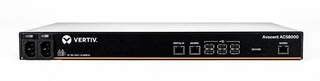 Main image of Avocent ACS Advanced Console Server ACS8008MDAC-400 - Console server - 8 ports - GigE, RS-232 - 1U