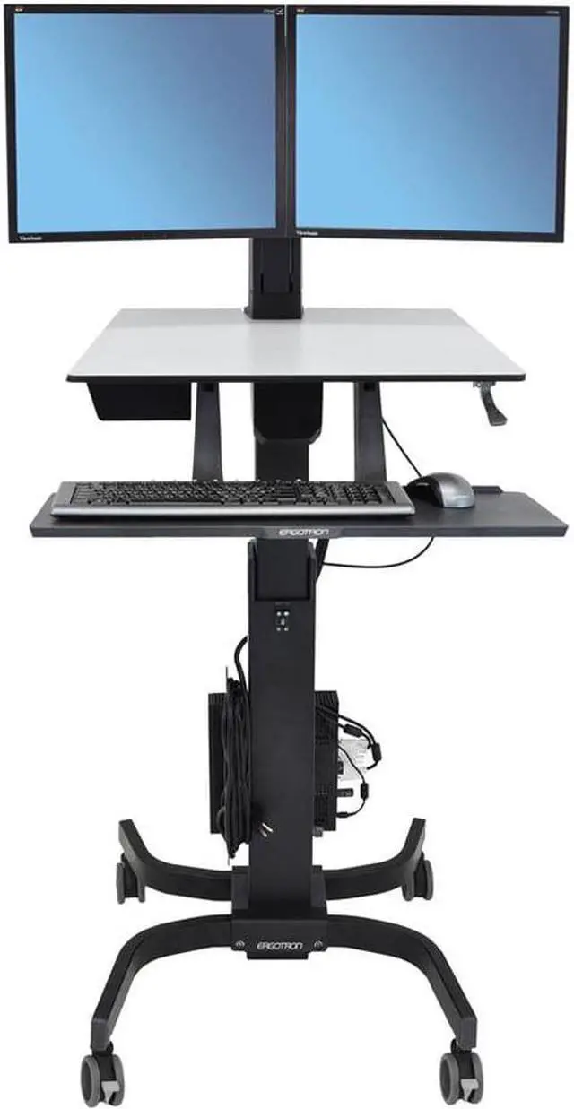 Alt view image 11 of 13 - Ergotron WorkFit-C 24-214-085 Computer Stand