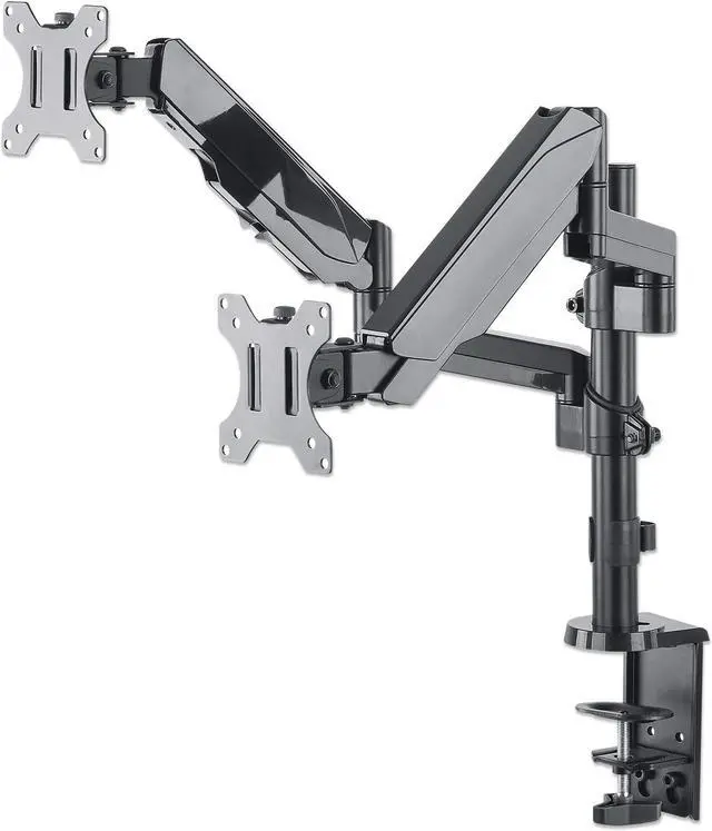 Alt view image 7 of 20 - Manhattan Universal Gas Spring Dual Monitor Mount