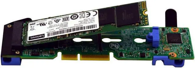 Alt view image 9 of 20 - Lenovo 7Y37A01093 Thinksystem M.2 Mirroring Enablement Kit - Storage Controller - M.2 - SATA 6Gb/S - 600 Mbps