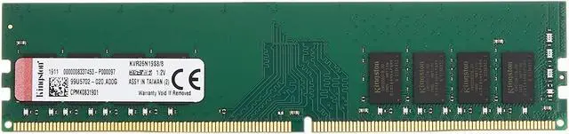 Alt view image 4 of 20 - Kingston ValueRAM - DDR4 - 8 GB - DIMM 288-pin - 2666 MHz / PC4-21300 - CL19 - 1.2 V - unbuffered - non-ECC