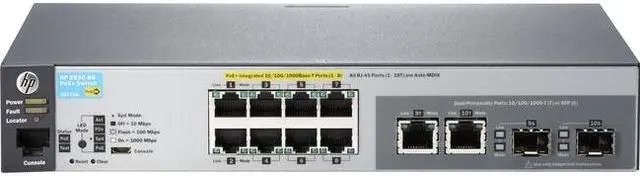 Alt view image 3 of 3 - HPE J9774A#ABA 2530-8G-PoE+ Ethernet Switch