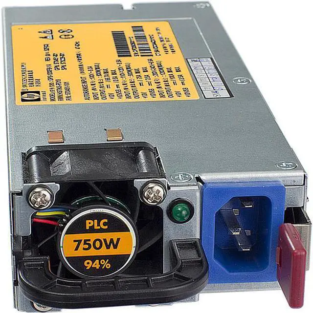 Alt view image 3 of 4 - HP 512327-B21 Common Slot High Efficiency Power Supply