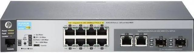 Alt view image 3 of 6 - HPE J9774A 2530-8G-PoE+ Ethernet Switch