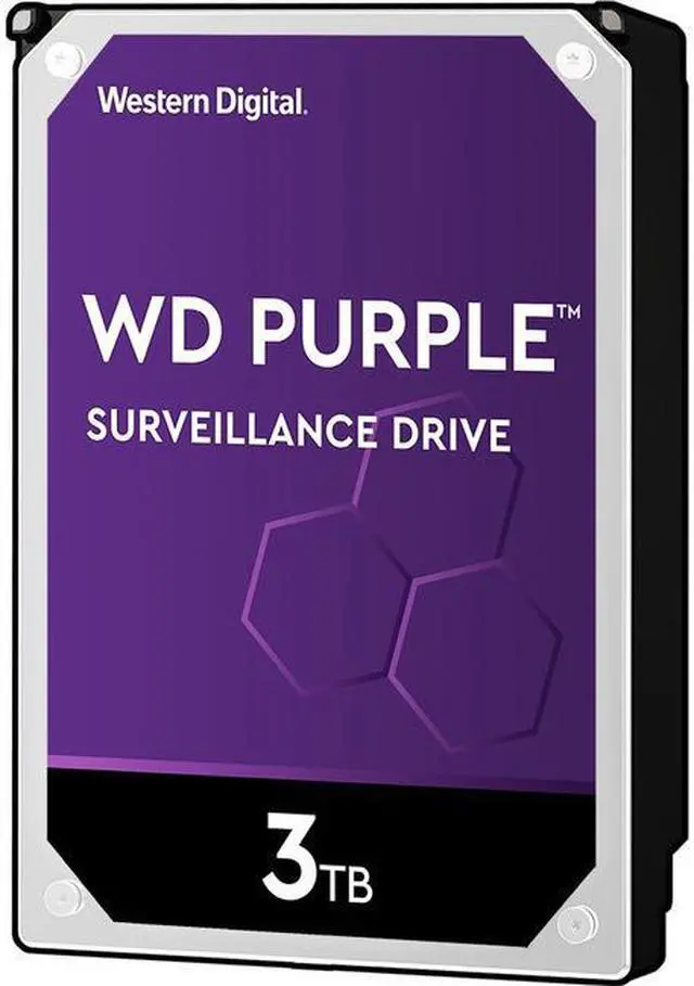 Alt view image 2 of 7 - WD Purple WD30PURX 3TB Surveillance 3.5" Internal Hard Drive - SATA - 64 MB Buffer - 1 Pack