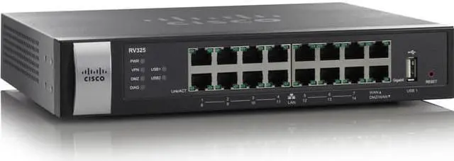 Alt view image 5 of 5 - Cisco RV325 Dual Gigabit WAN VPN Router with License-free Web Filtering