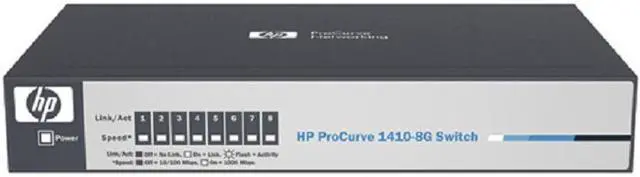 Alt view image 6 of 8 - HPE J9559A ProCurve 1410-8G Unmanaged Layer 2 Gigabit Switch