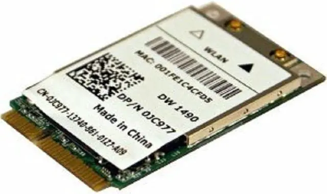 Main image of Dell JC977 DW 1490 IEEE 802.11a/b/g Wi-Fi Adapter for Notebook -