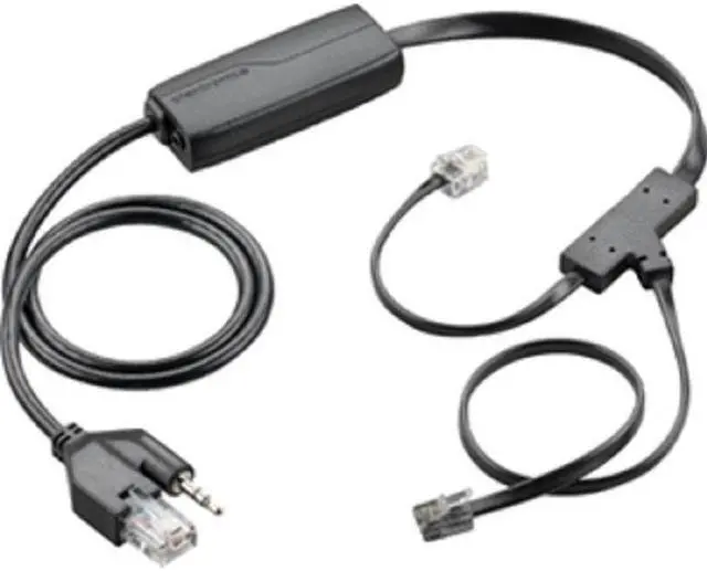 Alt view image 7 of 9 - Plantronics APV-66 Electronic Hook Switch Cable(Avaya)