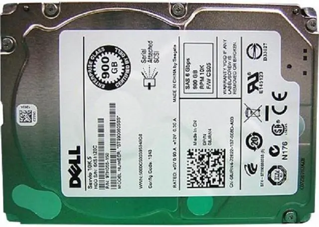 Alt view image 4 of 4 - Dell 8JRN4 - 900GB 2.5" SAS 10K 6Gb/s HS Hard Drive