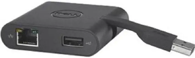 Alt view image 14 of 20 - Dell Adapter DA200 - USB-C to HDMI/VGA/Ethernet/USB 3.0