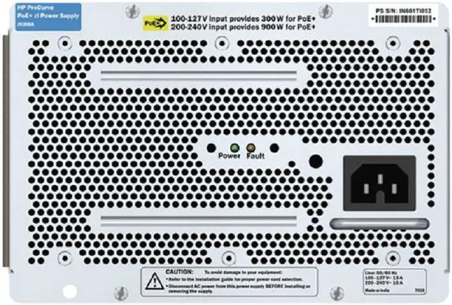 Alt view image 2 of 2 - HPE J9306A#ABA Redundant Power Supply