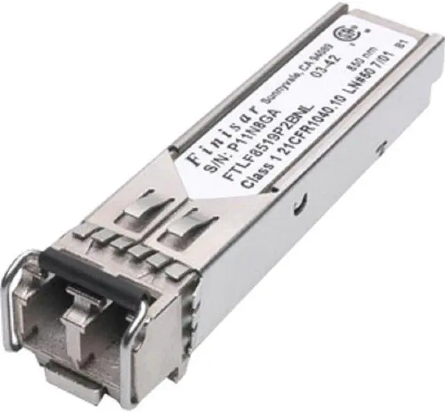 Main image of Finisar FTLF8519P3BNL RoHS 6 Compliant 1GFC/2GFC/GE 850nm -20 to 85C SFP Transceiver