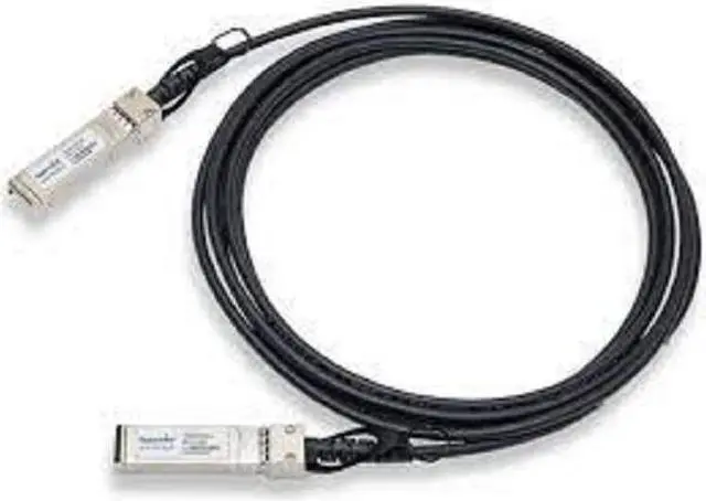 Alt view image 6 of 6 - Dell 10GbE Copper Twinax Direct Attach Cable - SFP+ (M) - SFP+ (M) - 10 ft - for Networking X1008, X1018, X1026, X1052, X4012, PowerEdge R220, R420, R530, R630, R730, T630