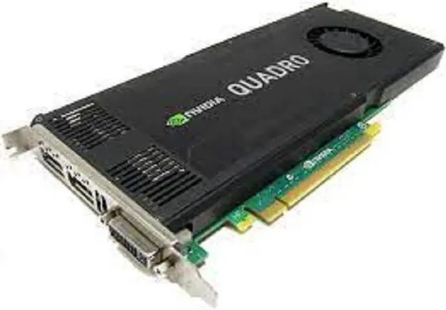Alt view image 2 of 2 - 3GB Dell nVIDIA Quadro K4000 DVI-I 2x Display Ports GDDR5 PCI Express 2.0 x16 Graphic Card D5R4G