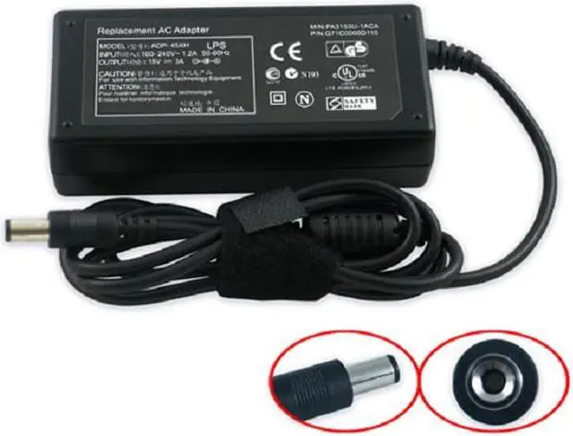 Alt view image 2 of 2 - AC Adapter Charger For Toshiba Satellite PA2440U-1ACA  PA2484U PA2450U-1ACA