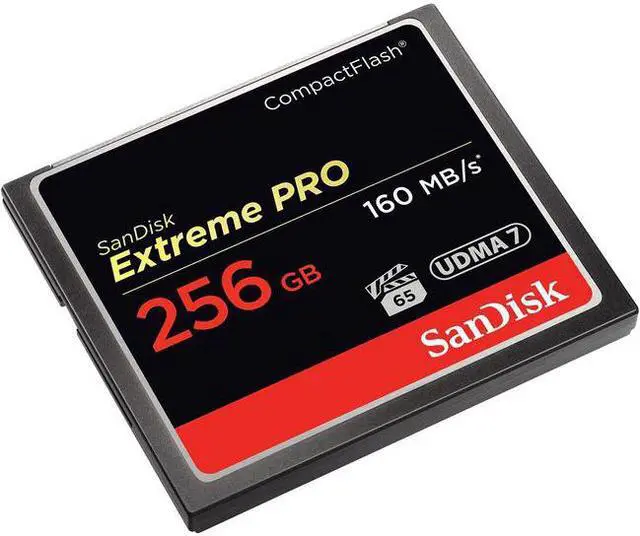 Alt view image 17 of 20 - SanDisk 256GB Extreme Pro CompactFlash Memory Card (160MB/s)