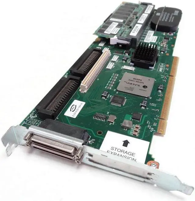Alt view image 4 of 9 - HPE 309520-001 Smart Array 6402 Dual-channel SCSI RAID Controller