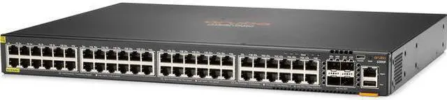 Alt view image 5 of 6 - Aruba 6300F 48-Port 1Gbe Class 4 Poe And 4-Port Sfp56 Switch