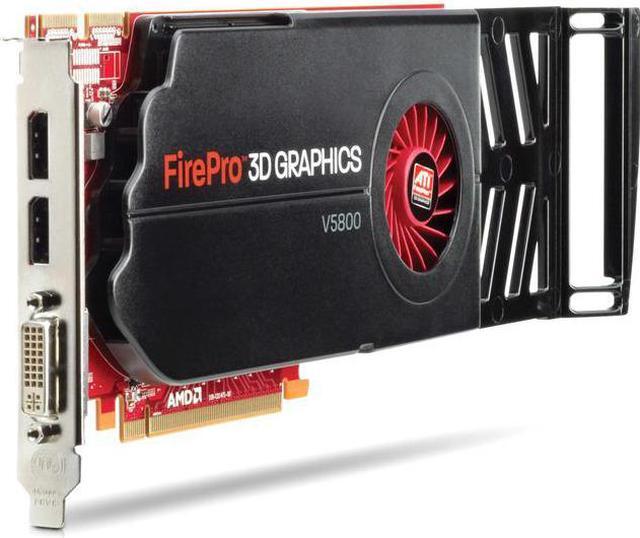 Alt view image 3 of 3 - HP FirePro V5800 Graphic Card - 1 GB GDDR5 - PCI Express 2.0 x16