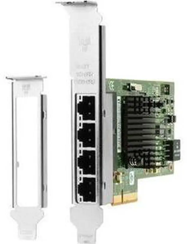 Alt view image 6 of 11 - HP Intel I350-T4 Gigabit Ethernet Card PCI Express 2.1 x4 - 4 Port