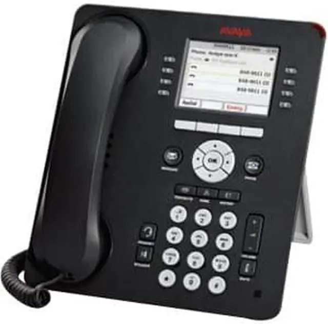 Alt view image 3 of 3 - Avaya 700480593 One-X 9611G IP Phone - Desktop, Wall Mountable