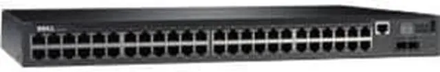 Alt view image 2 of 3 - Dell 462-5884 N2048P 48p 1GbE PoE+ 2p SFP+ Switch