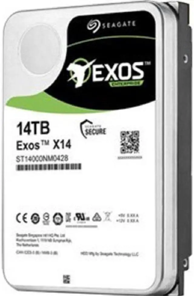 Main image of Seagate ST14000NM0048 Exos X14 ST14000NM0048 14 TB Hard Drive - 3.5" Internal - SAS (12Gb/s SAS)
