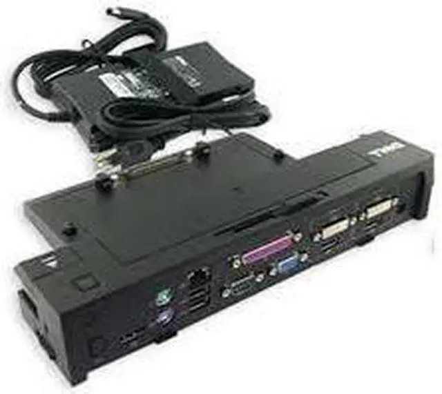 Alt view image 4 of 5 - Dell E-Port Plus Advanced Port Replicator USB 3.0 E Series Latitudes 130W AC