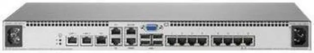 Alt view image 2 of 2 - HP 580645-001 Ip Console G2 Switch With Virtual Media And Cac 1 X 1Ex8 Kvm Switch Usb 8 X Kvm Port S