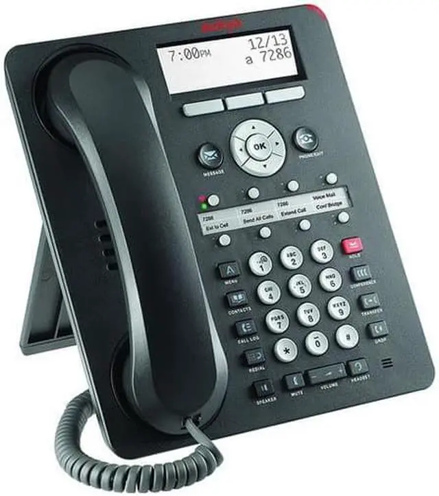Alt view image 2 of 3 - Avaya 700504841 1408 Standard Phone - Black