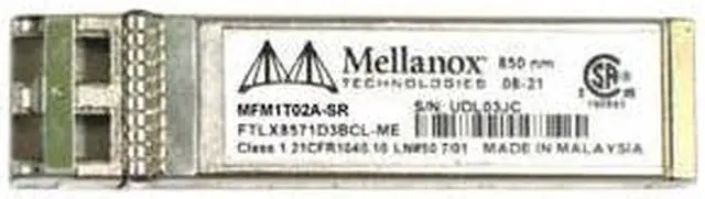 Alt view image 3 of 3 - Mellanox MFM1T02A-LR ConnectX 10GBASE-LR SFP+ Transceiver