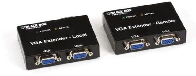 Main image of black box vga extender kit, 2-port local, 2-port remote