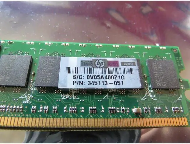 Main image of HP 345113-551 1Gb 1 X 1Gb 400Mhz Pc23200 Cl3 Ecc Registered Ddr2 Sdram Dimm Genuine