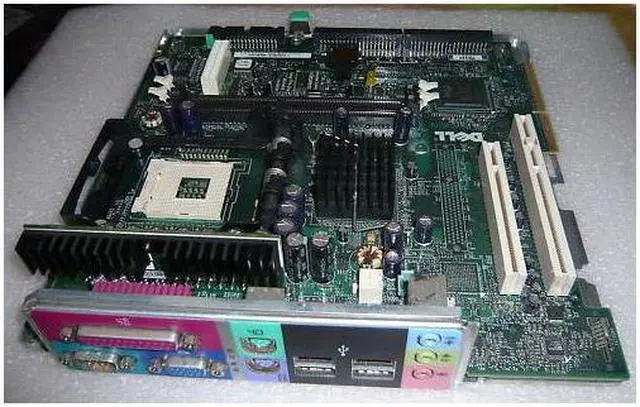 Main image of Product Details:Description: Dell - P4 Socket 478 System Board For Dimension 4500S.Mfg: DellType: Desktop Board.